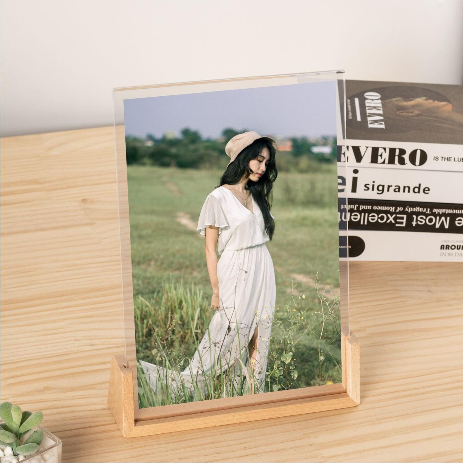 Double Sized Wooden Picture Frames